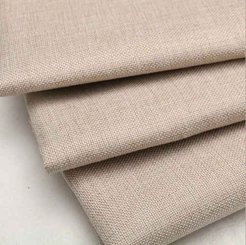 Dark gray Coated Linen Fabric Sofa Cushion Fabirc DIY Craft Sewing Cloth Outdoor Linen Blend Fabric Upholstery 58\