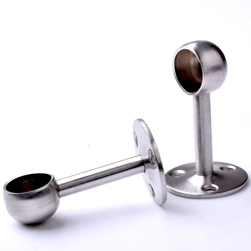 22mm Stainless Steel Hanger Wall Bracket Towel Rack Holder Fixed Flange House Furniture Closet Bathroom Hardware