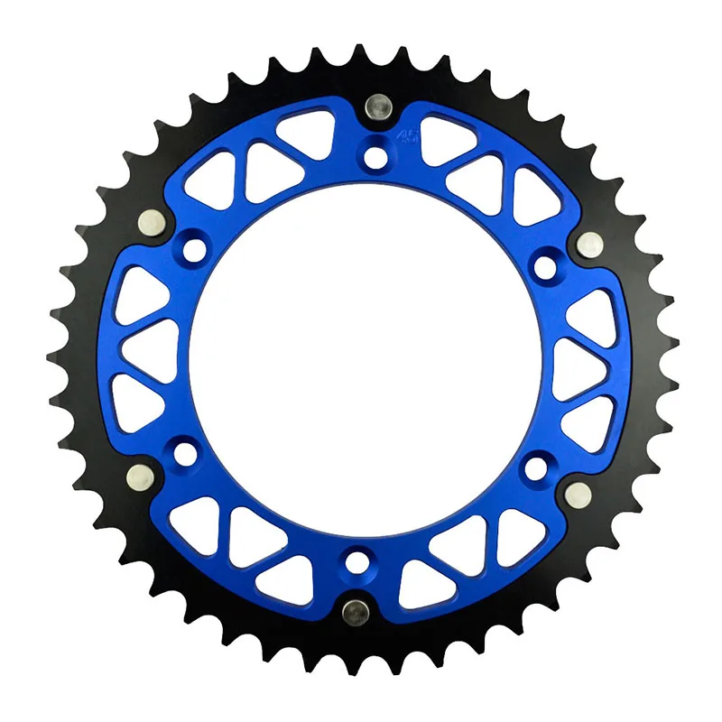 AHL 45 46 47 48 49 51 52T Motorcycle Steel Aluminum Composite Rear Sprocket 520 Chain For YAMAHA WR450F 2003-2013