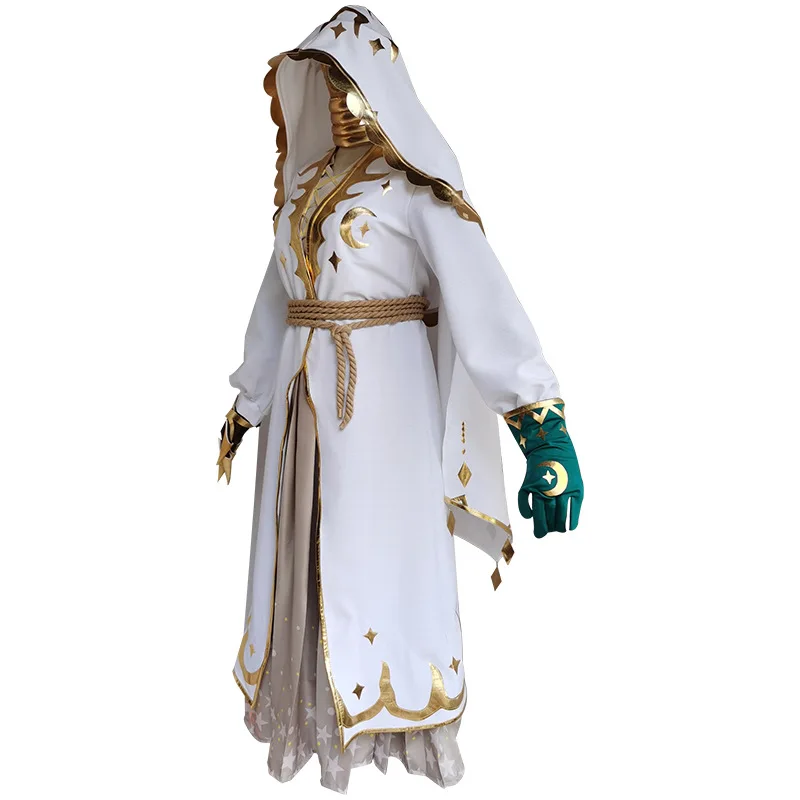 Game Identity V Prophet Eli Clark Cosplay Costume Halloween Uniform for Women and Men Christmas Fancy Party Dress Shoes Owl Set