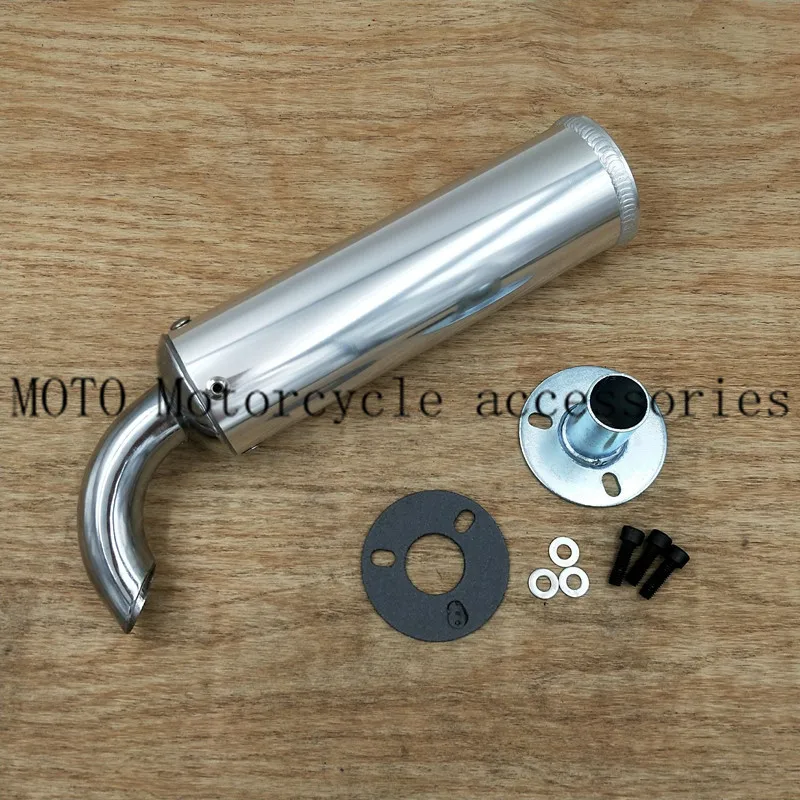 6 Color Universal metal 20MM Motorcycle Racing Exhaust Muffler Silence 2 Stroke Motorcycle Exhaust Pipe Muffler