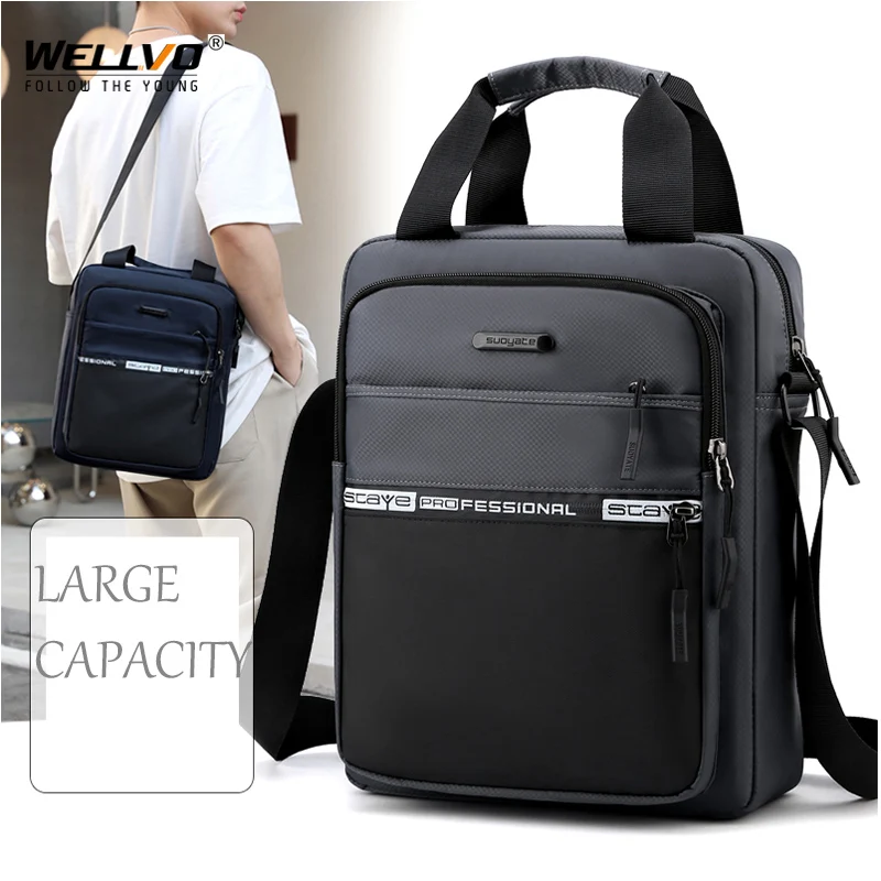 New Men\'s Shoulder Bag High Quality Crossbody Bag Man Messenger Bags Nylon Male Business Handbags Bolsas sacoche homme X58C