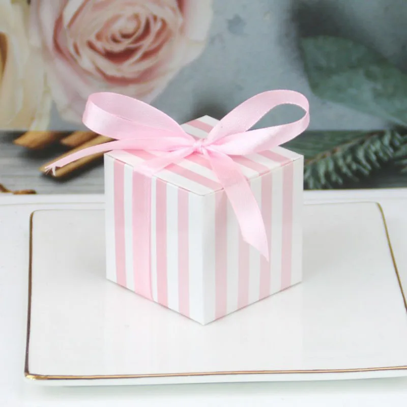 10PCS Favor Candy Box Bag New Craft Paper Wedding Favor Gift Boxes Treat Kids Birthday Crackers Box