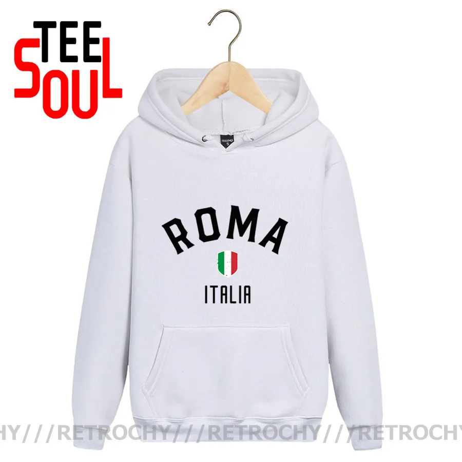 Vintage Roma Italia Sweatshirt & Hoodies for men Rome Italy Flag Retro Italian Jerseys ITA Nation Team Hoodie