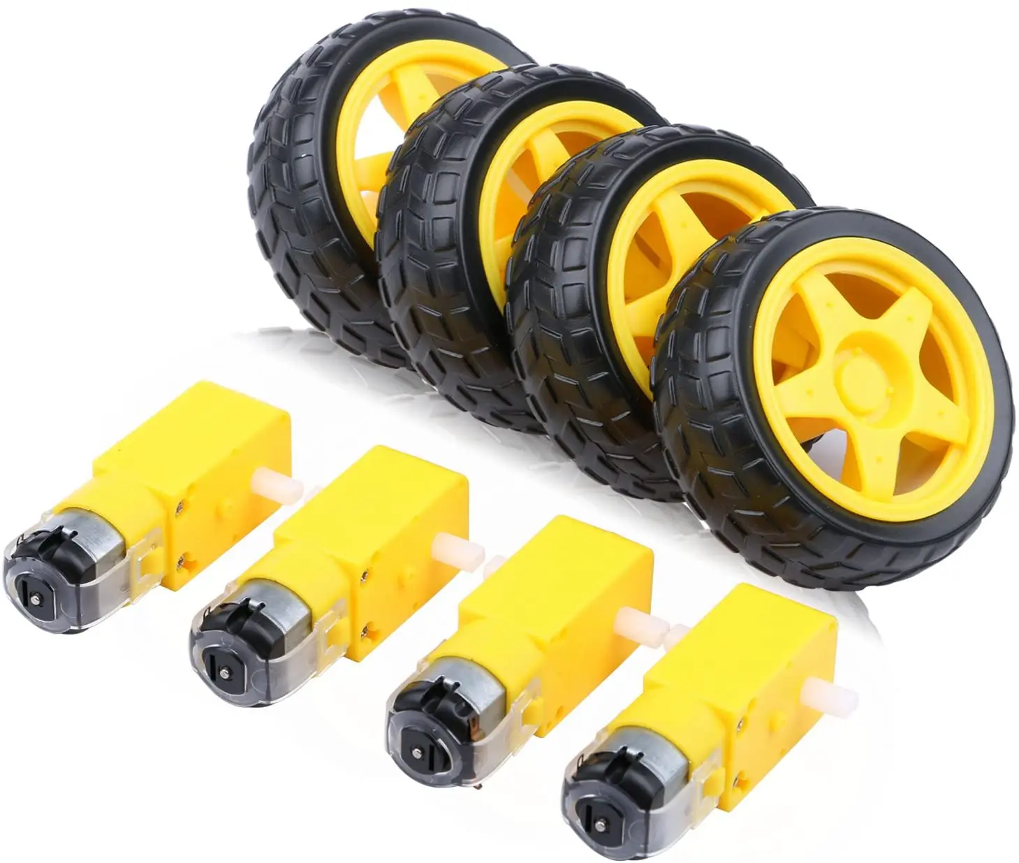 4 шт., электродвигатель постоянного тока AOKIN TT Motor, желтый ...