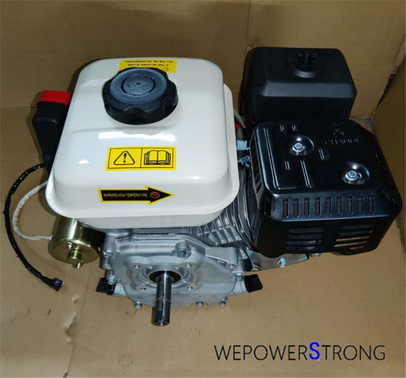 WSEPO 170F Electric Start Strong 212CC 7HP 04 Stroke Air Cool Small Gas Engine Assembled With Steel Camshaft For Muti-Purpose