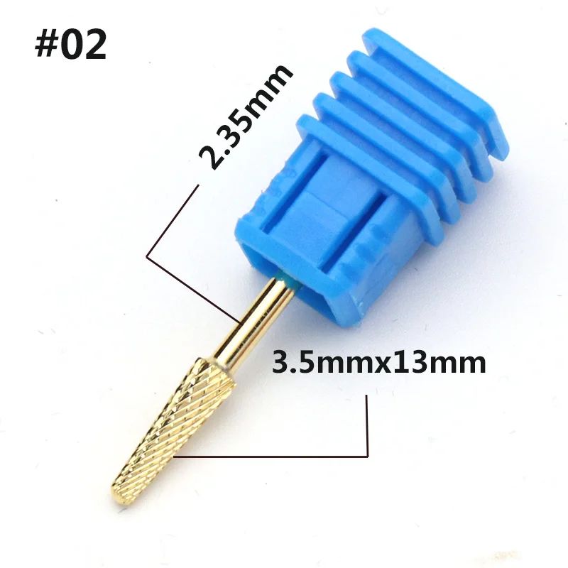 1pcs 2.35mm Shank Tungsten Steel Nail Grinding Head Plating Grinding Machine Dedicated Sander Drill Bit Polishing Electric Tools