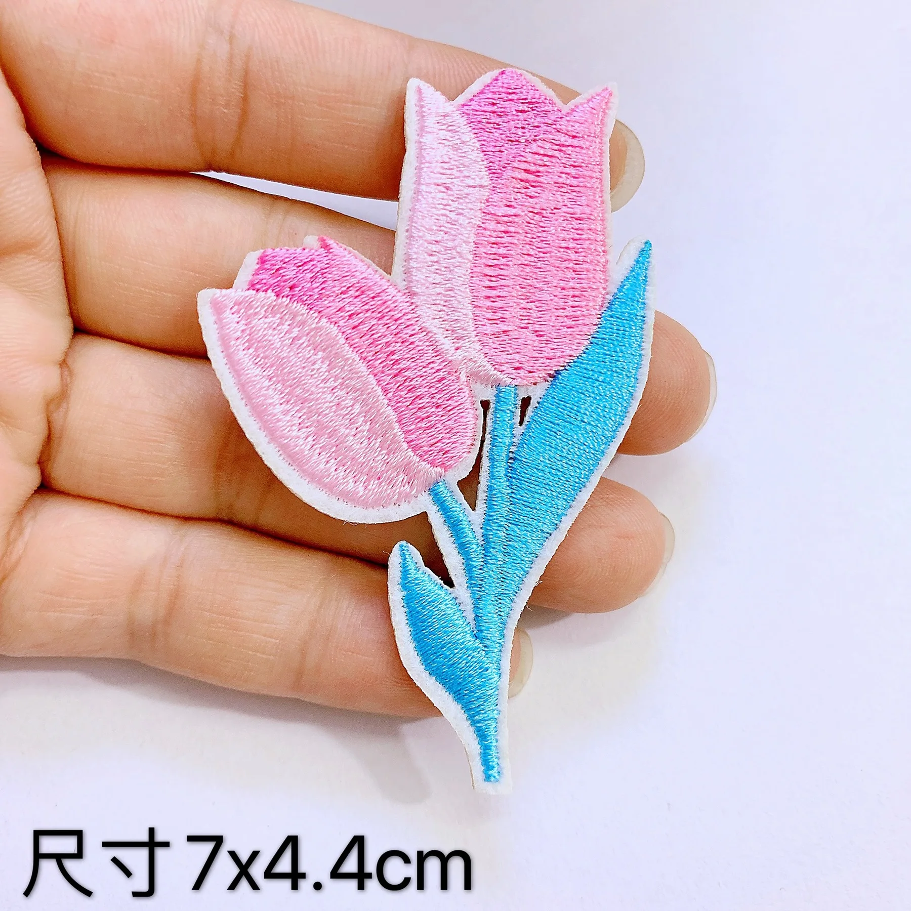 Flowers Patches Clothing Embroidered Stripes Yellow Moon Sun Badges Iron on Transfer Daisy Appliques Stickers for Clothes