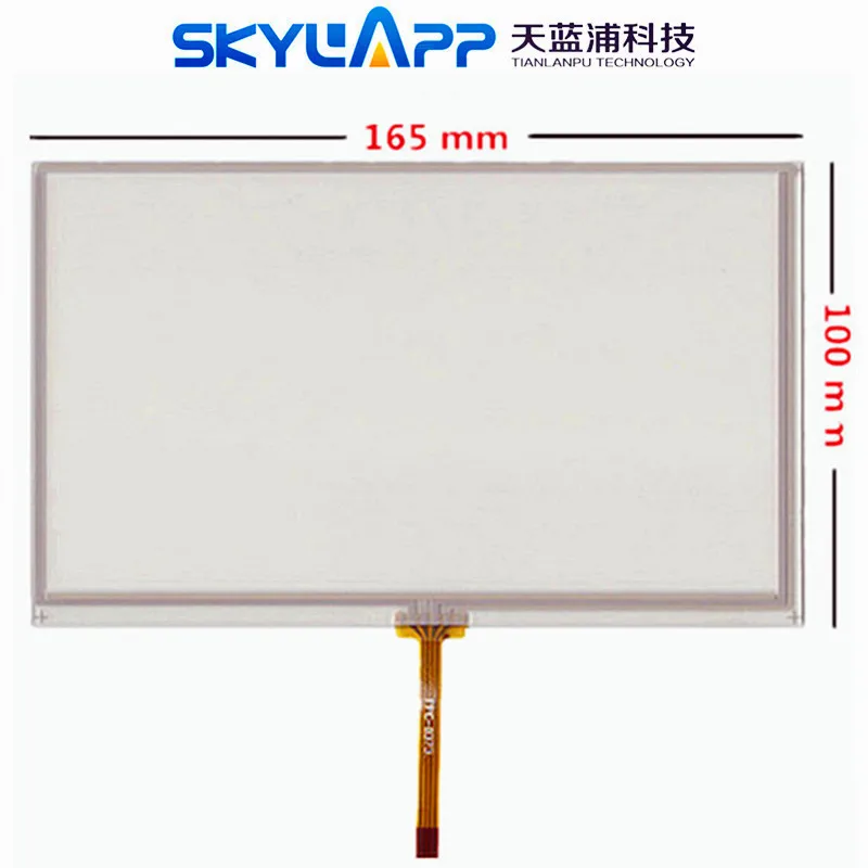 

New 7''Inch TouchScreen 4 Wire 165mm*100mm AT070TN94 90 92 HSD070IDW1 D00 E11 Resistance Handwritten Touch Panel Screen Glass