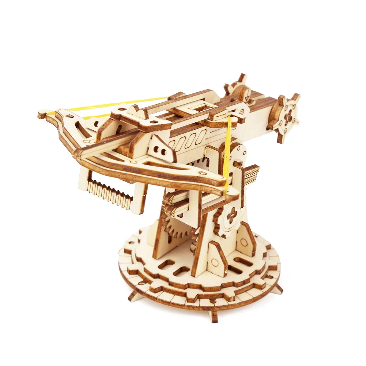 Siege Heavy Ballista Toy Model to Build 3D Wooden Mechanical Puzzle Construction Game Kit Self Assembly For Kids Gift