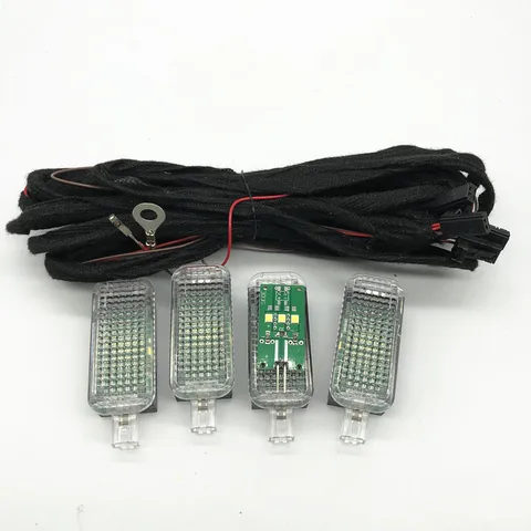 Проводной провод со светодиодной подсветкой для салона автомобиля VW Passat B6 B7 B8 Jetta Golf 6 MK6 Tiguan Seat A3 A4 A5 A6 A7 A8 Q3 Q5