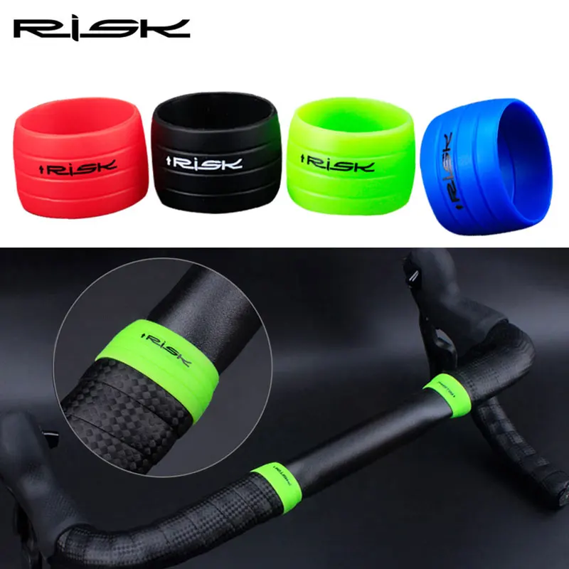 

5 Pair Silicone Plug Bike Handlebar Tape plugs Anti-Skip Rubber Road Bicycle Handlebar end Bar Tape Fixed Ring Waterproof Wear