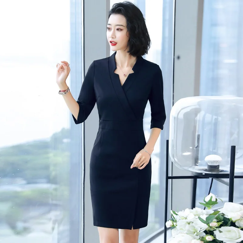 

Korean Beauty Uniform Spa Hotel Front Desk Salon Uniform Dress Women Massage Outfit Esthetic Uniforms Beautician Clothing DD2699
