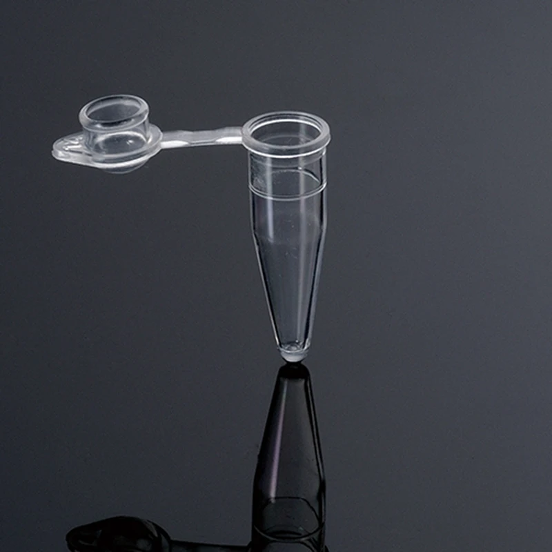 IKEME Centrifuge Tube 0.2ml/ 0.5ml/1.5ml /2ml With Flat Cap Transparent