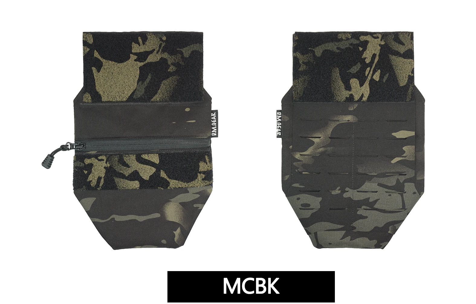 DMGear Lightweight Crotch Protection Double Sided Molle Double Sided Laser Cut For MOLLE Bag Men\'s Tactical Outdoor Wargame