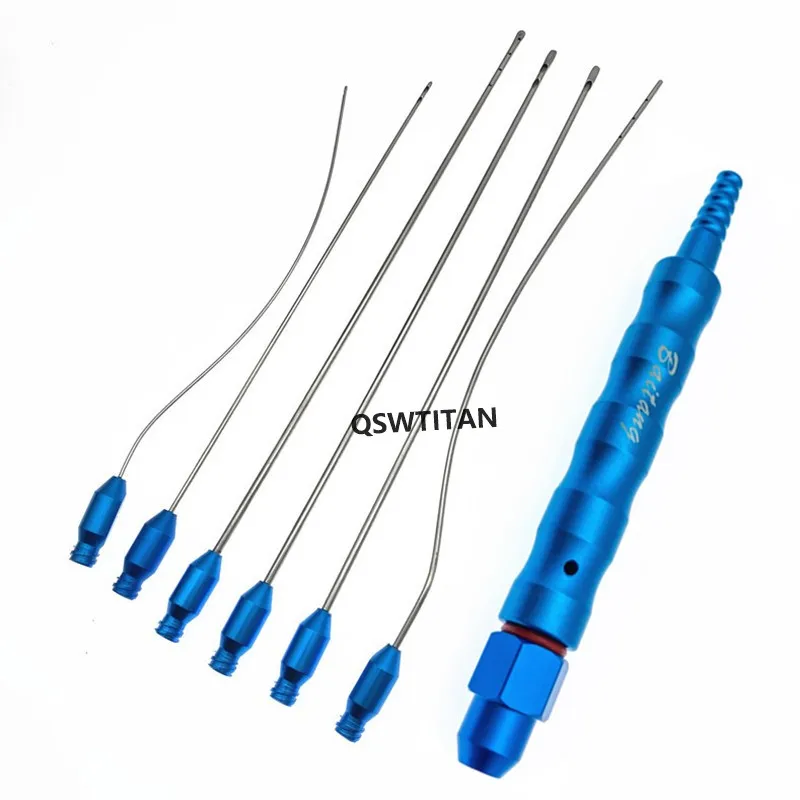 

Liposuction Cannula Set Fat Aspiration Needles Water Injector Infiltration Cannulas Liposuction Tools