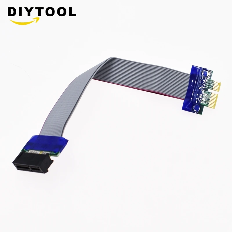 PC PCIE 1X 4X 8X 16X Pro Riser Card Ribbon DURABLE Extender Extension Cable