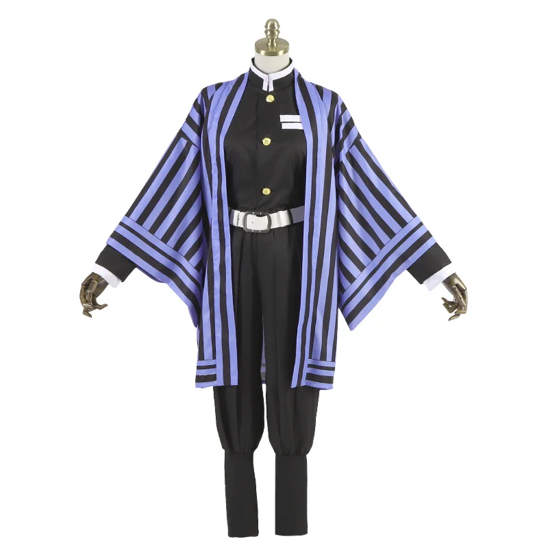 

Iguro Obanai cosplay costume Kimono In Stock coat for halloween A