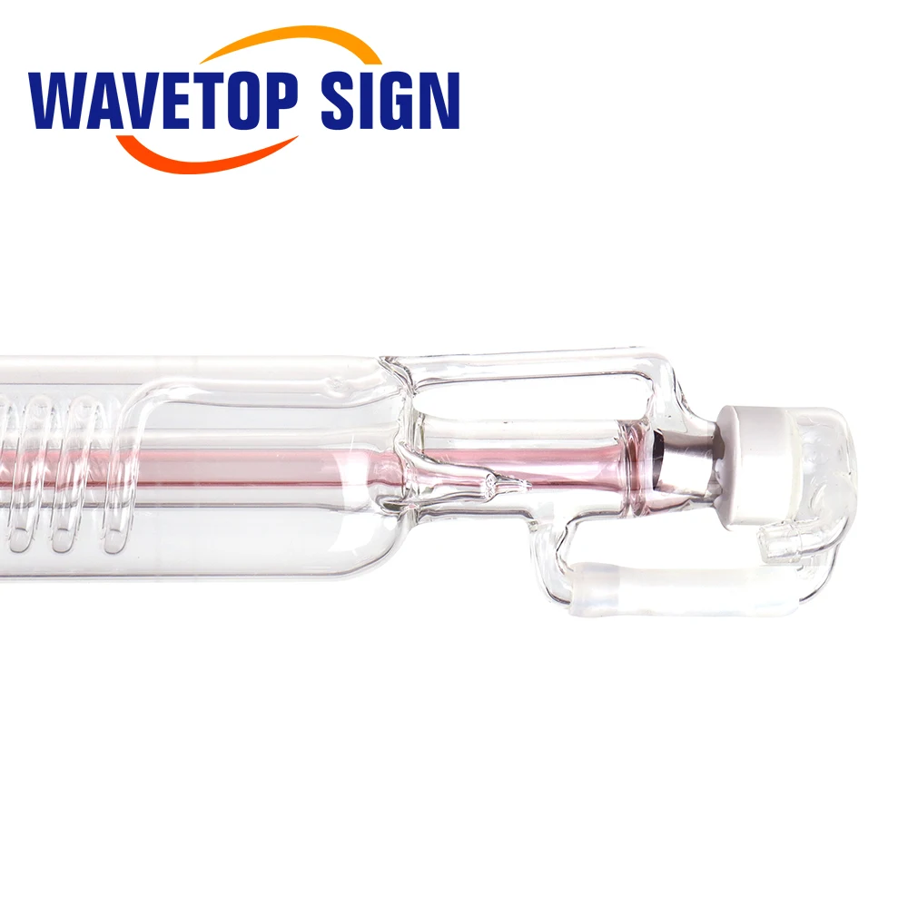 WaveTopSign Co2 Glass Laser Tube Dia 50mm 820mm 50W Glass Laser Lamp for CO2 Laser Engraving Cutting Machine