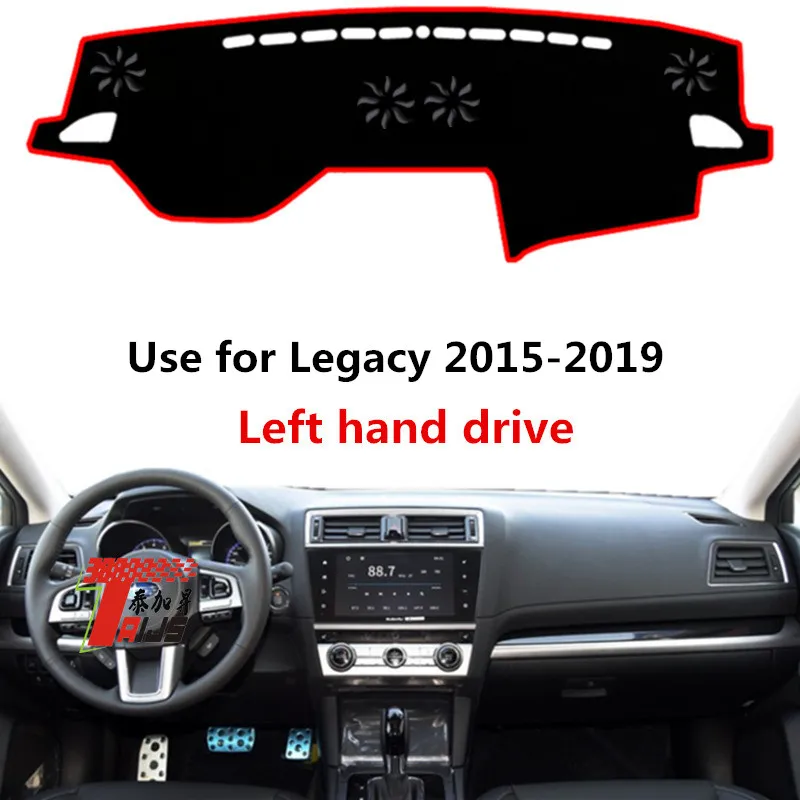 

TAIJS Factory Simple car anti-dirty pad Polyester Fibre Car Dashboard Cover For Legacy 2015 2016 2017 2018 2019 Left hand drive