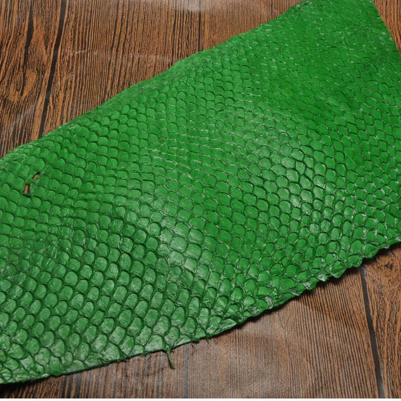 big size Nile carp fish skin DIY special leather for wallet material mobile phone shell material fish skin leather