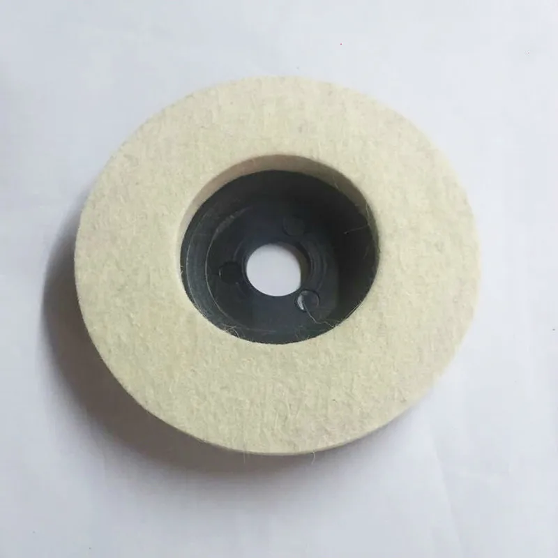 10pcs/lot 4 inch wool wheel wool grinding disc grinding jade metal marble amber polishing sheet felt wheel