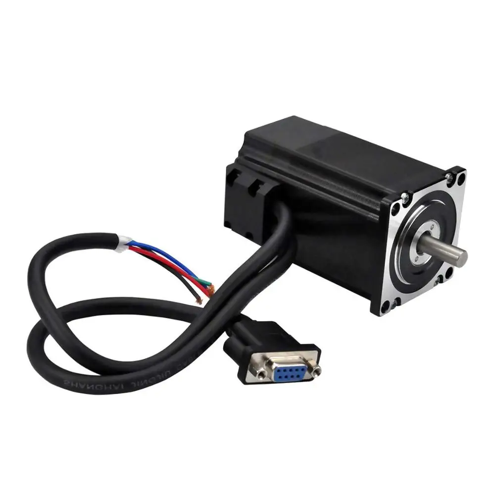 Nema 23 Closed Loop Stepper Motor with Stepper Driver Kit 1NM / 2NM 143 -285.7 oz.in 8mm Shaft  3 meter encoder cable included