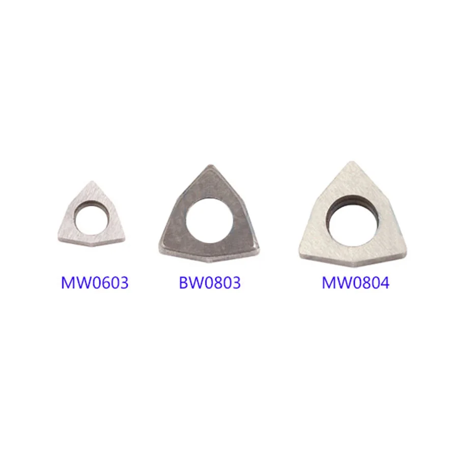 MW0603 MW0804 BW0803 Peach blade gasket CNC lathe machining turning toolholder accessories tool pad hard alloy high quality shim