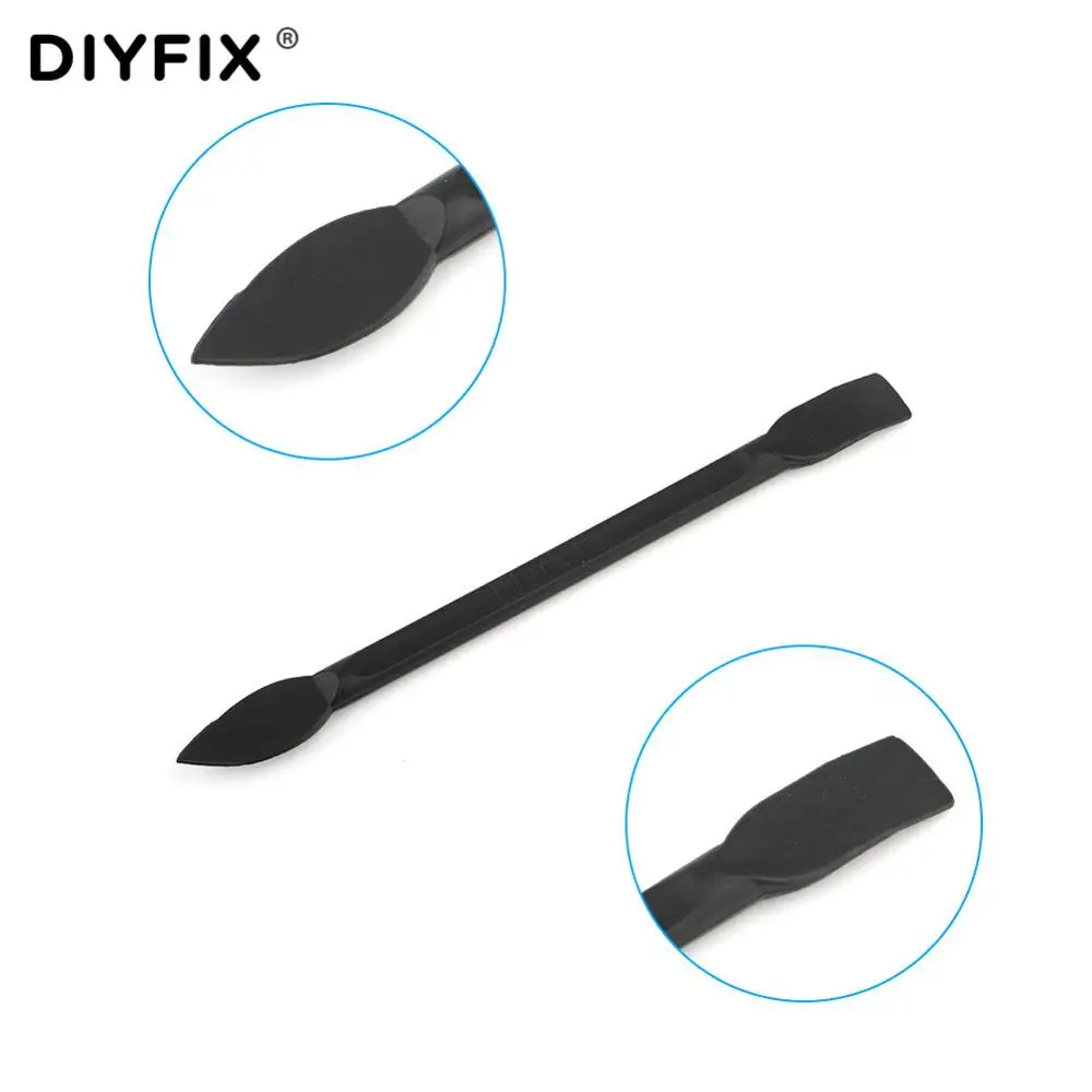 DIYFIX 10Pcs Plastic Crowbar Pry Tool For iPhone Samsung Huawei Mobile Phone Screen Disassembly Spudger Opening Tools Repair Kit