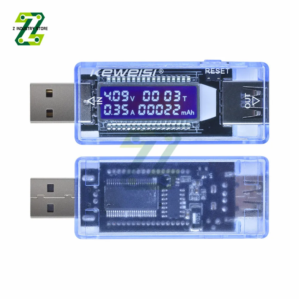 Tester di capacità del caricatore di corrente e tensione USB voltmetro USB 3-20V