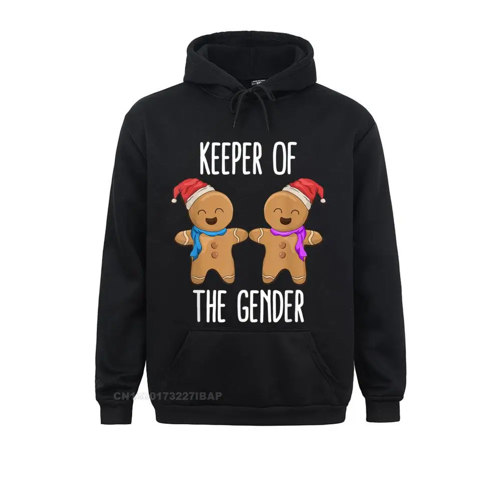 

Keeper Of The Gender Reveal Baby Shower Gingerbread Xmas Hooded Pullover On Sale Youthful Boy Hoodies Preppy Style Sportswears