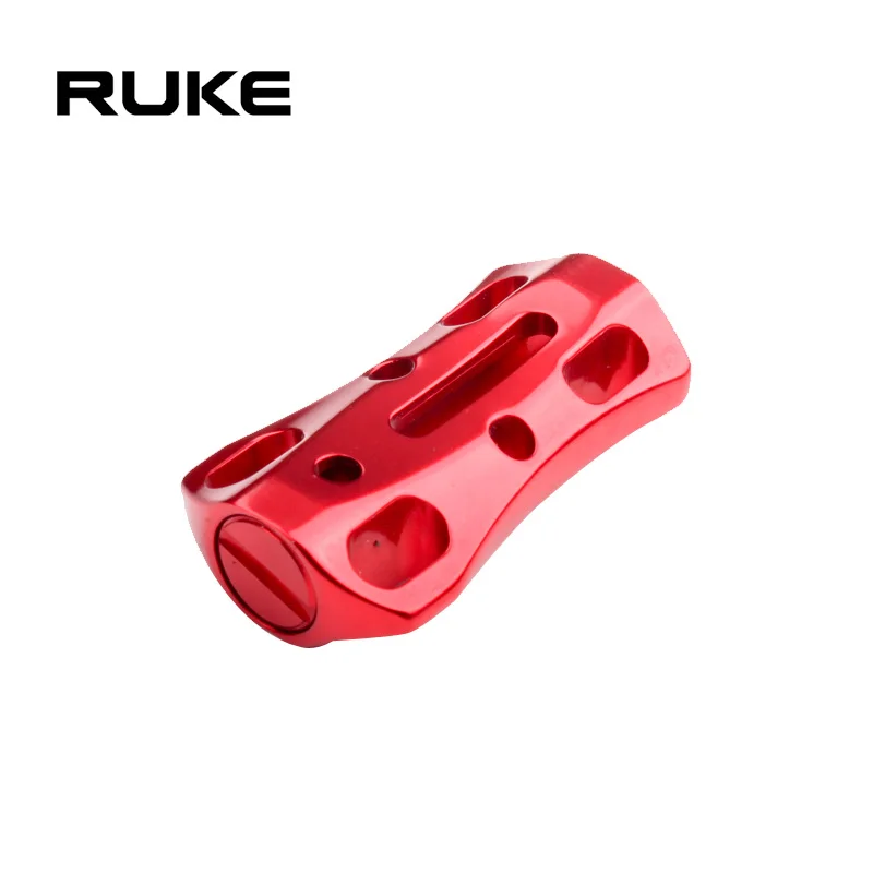 

RUKE 1pc Fishing Reel Handle Knob Alloy Aluminum Materails 6.8g/pc DIY Accessory Include 2pcs Bearings Suit D/S Reel DIY Accesso