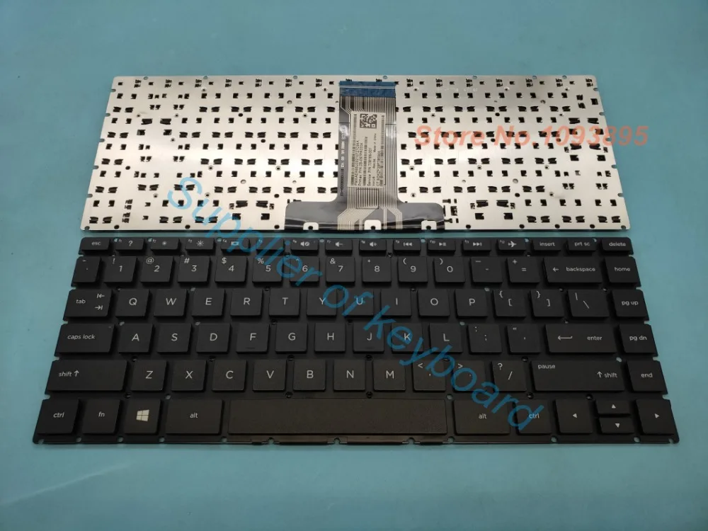 NEW For HP Pavilion 14M-BA011DX 14-BA041TX 14M-BA013DX Laptop English Keyboard Black