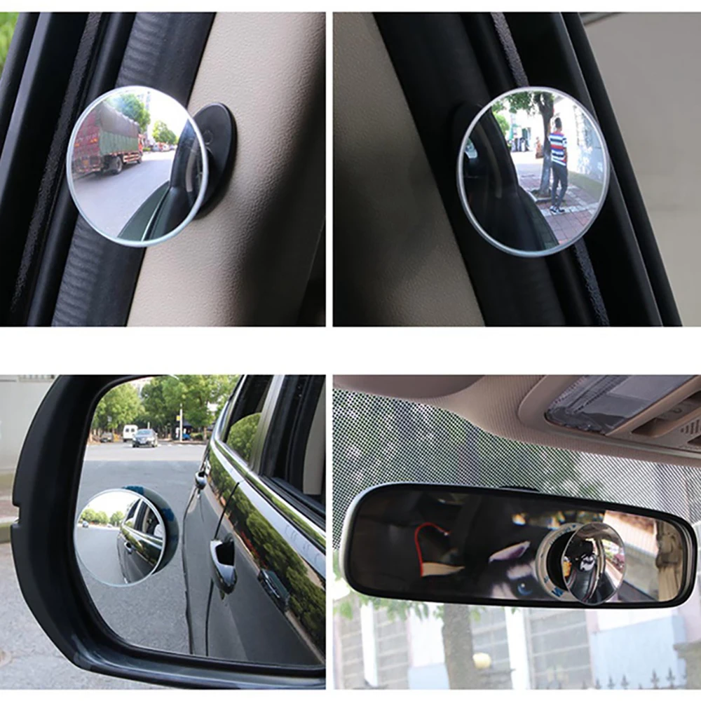 1 PCs Spherical Mirror 50mm, dead zone mirror, blind zone mirror, round mirror, passenger mirror in Auto