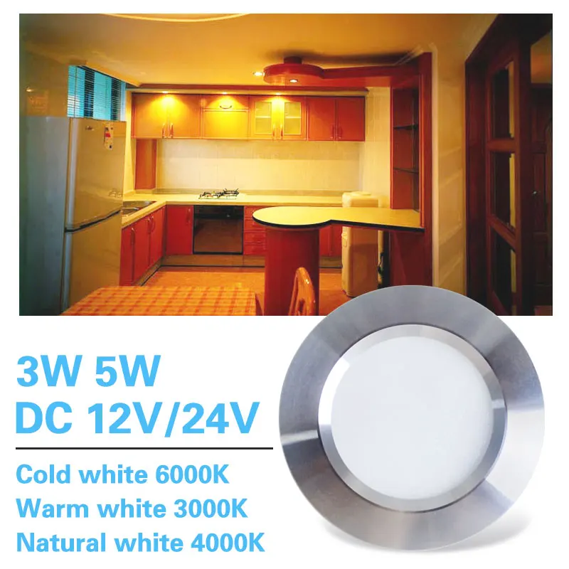 12V 24V DC 3W 5W LED Under Cabinet Light SMD2835 Home Kitchen Showcase Display Case Gradevin Locker Cabinet Lighting Wall Lamp