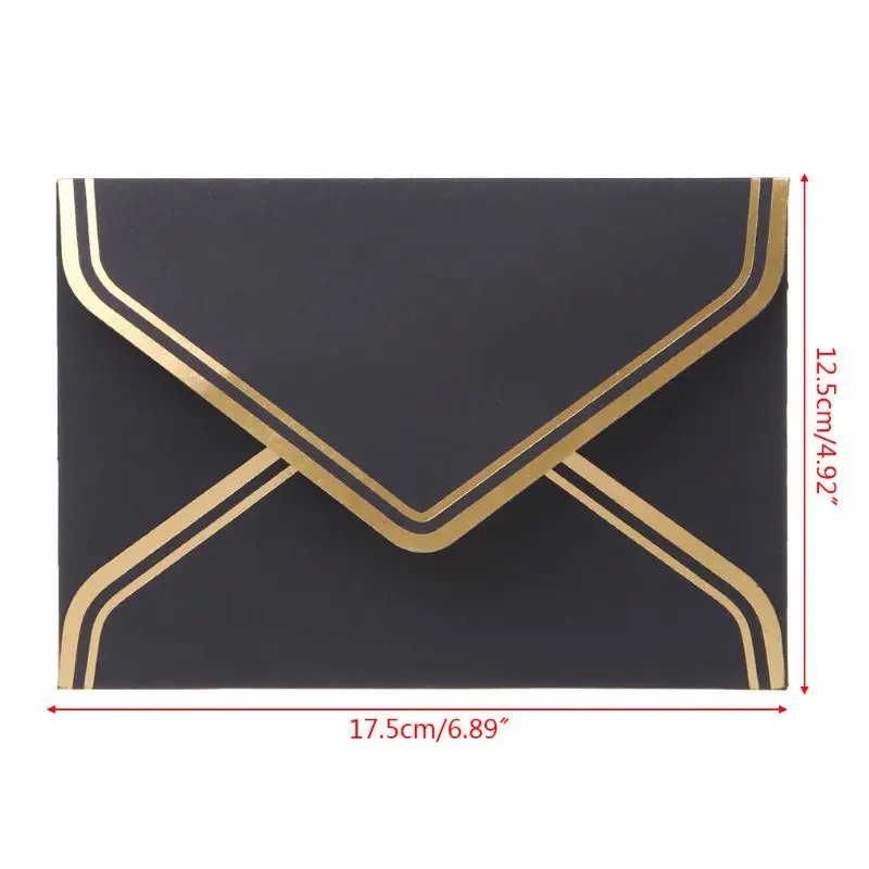 10 Cái/bộ Retro Vintage Trống Giấy Craft Bao Da Cho Thư Thiệp Cưới Dự Tiệc Quà Tặng 125X175 Mm