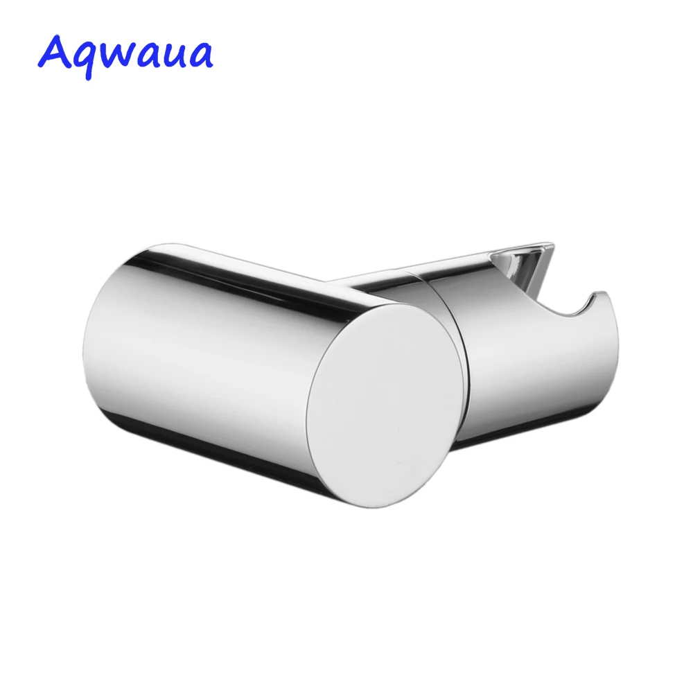 Aqwaua Shower Head Holder Bracket Stand 2 Position For Bathroom Use Standard Size Bathroom Accessories Chrome ABS Plastic