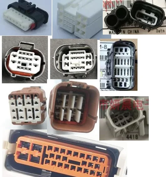 

Разъем для автомобильного жгута проводов, разъем ЭБУ, разъемы для радаров бампера и фар, разъем датчика ABS, разъем двигателя 6188-0496