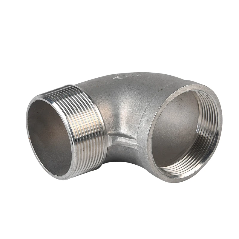 1/8'' - 2'' NPT Male to Female Thread 304 Stainless Steel 90 Degree Elbow DN6 - DN50 Water Pipe Fitting SS304 Joint Connector