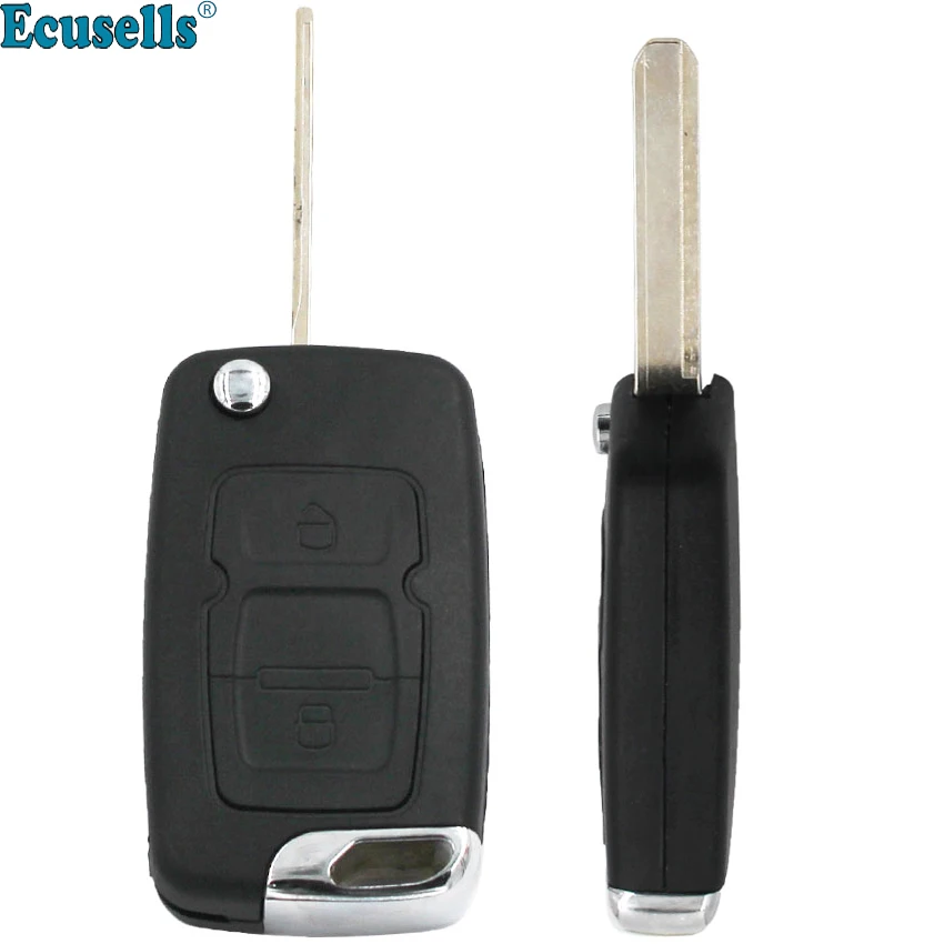 2 Buttons Flip Remote Key Shell for Geely Emgrand 7-RV EC7-RV EC715-RV EC718-RV