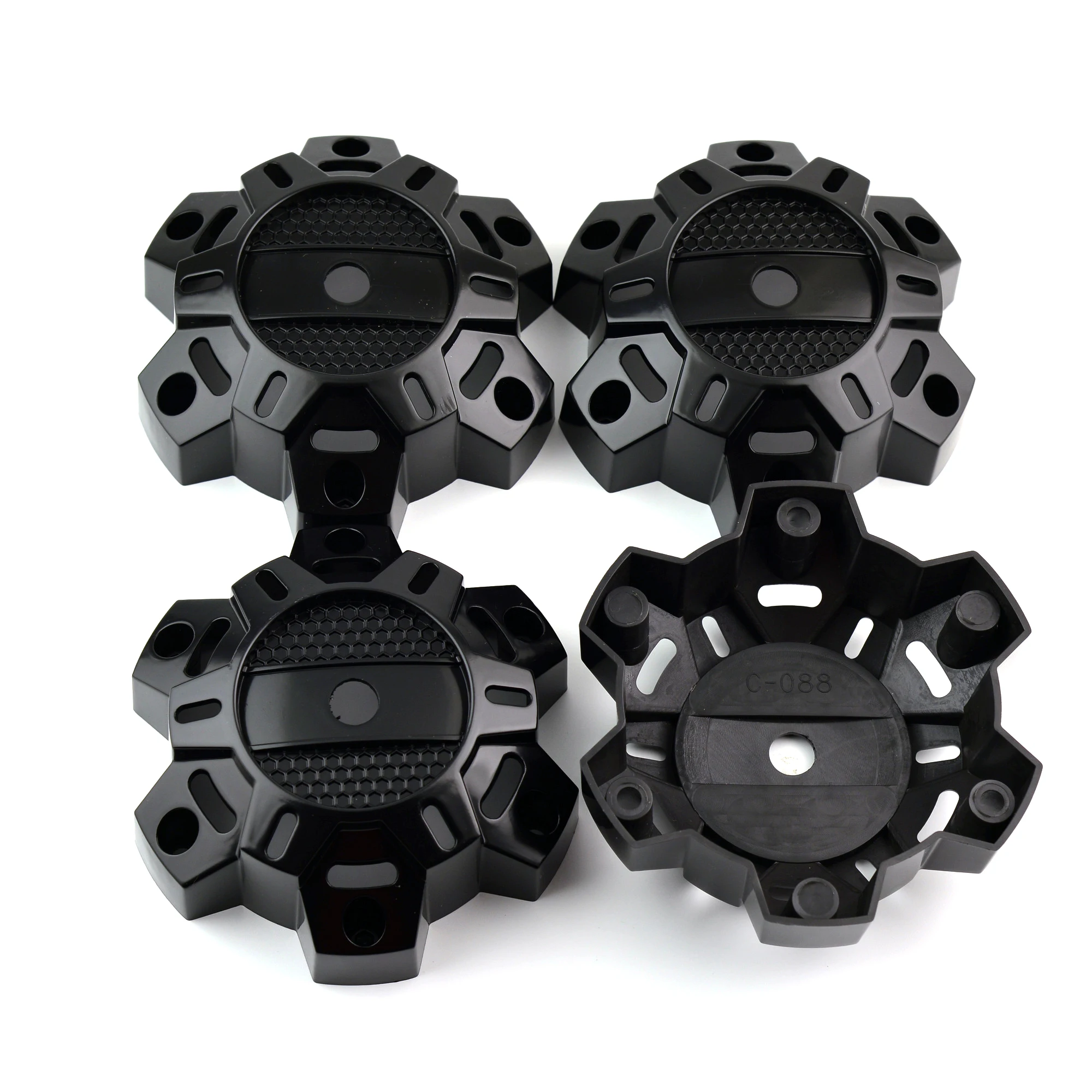 4pcs 138mm 104mm Wheel Caps Center Cover Rims For Mags 15x7 6holes Refits Car Styling Accessories Hubcaps Black Plastic