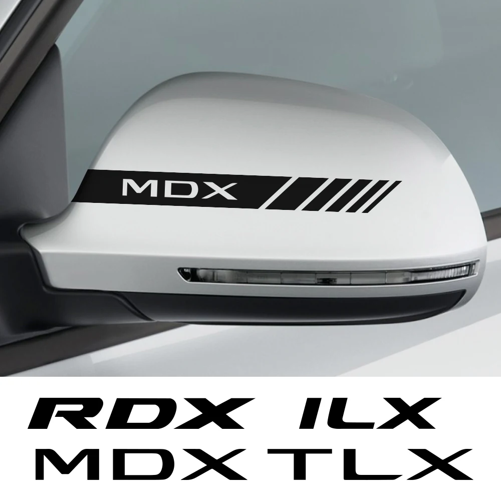 

2 шт., виниловые наклейки для Acura MDX V6 Aspec VTEC ILX RDX TLX