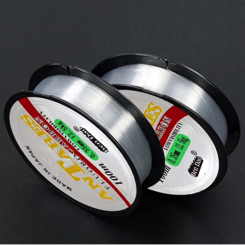 100m Fluorocarbon Coated Fishing Line Super Strong Monofilament  Nylon Fishing Wire Japan Material for Carp Fishing Accessories