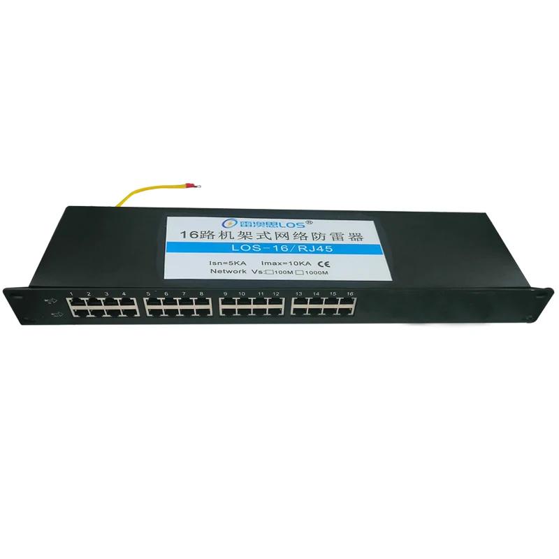 

Single way 2-way 4-way 8-way 16 way 100 Gigabit Network RJ45 arrester / switch / POE network arrester