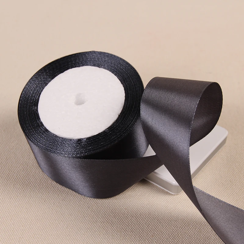 6mm 10mm 15mm 20mm 25mm 40mm 50mm Silk Satin Bänder Weihnachten Hochzeit Geburtstag party Dekoration Halloween Geschenk Verpackung Bänder – Detail 5
