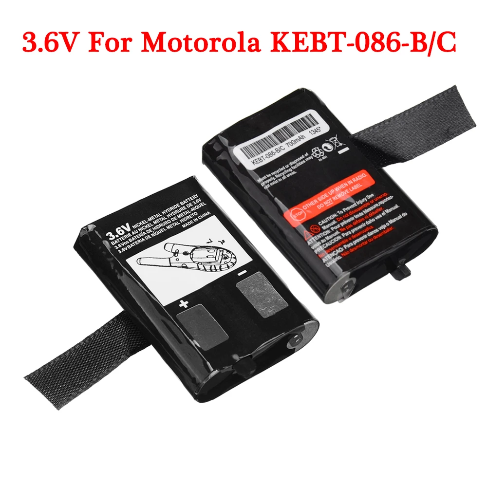 3*AAA 3.6v 700mah Battery For Motorola 2-Way Radios KEBT-086-A M53617 KEBT-086-B 53617 KEBT-086-C KEBT-086-D SX600 SX800R Parts