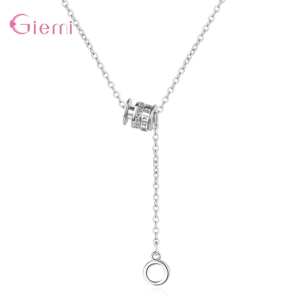 New Arrival Long Chain Pendant For Woman Cute 925 Sterling Silver Necklace Choker Fashion Wedding Jewelry Gift