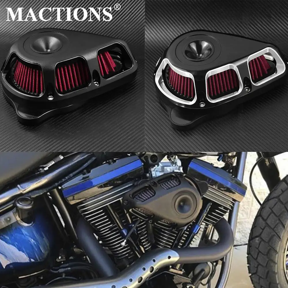 

Motorcycle Air Cleaner Filter Multi-Angle Filter Kits For Harley Sportster XL883 Touring Electra Glide Road Glide Dyna Fatboy