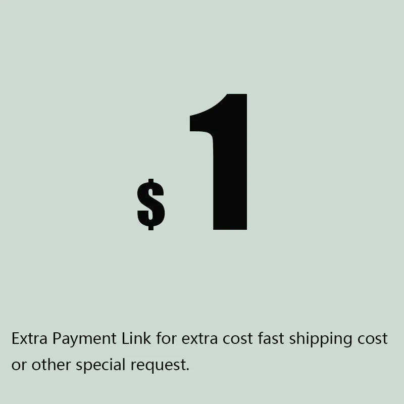 

Extra Payment Link for extra cost fast shipping cost or other special request