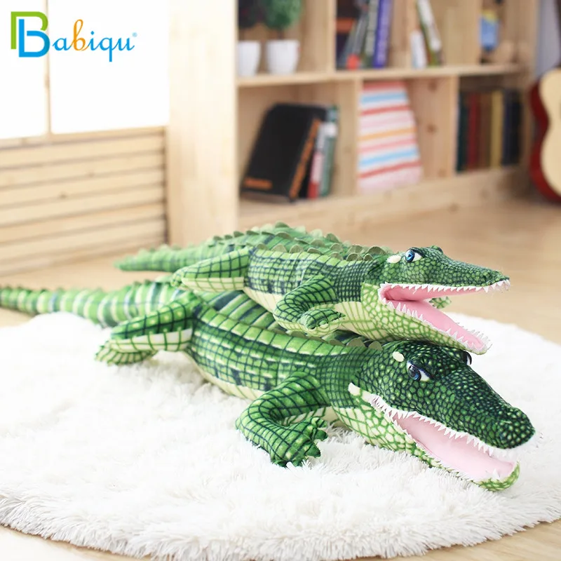 105/165cm Animal relleno de la vida Real de cocodrilo de peluche de juguete simulación de cocodrilo muñecas Kawaii Ceative almohada para regalos de Navidad para niños